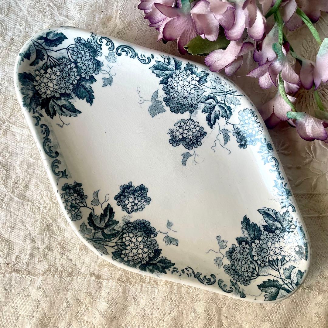 【美品】サンタマン　ブールドネージュ　ラヴィエ　フランスアンティーク　紫陽花