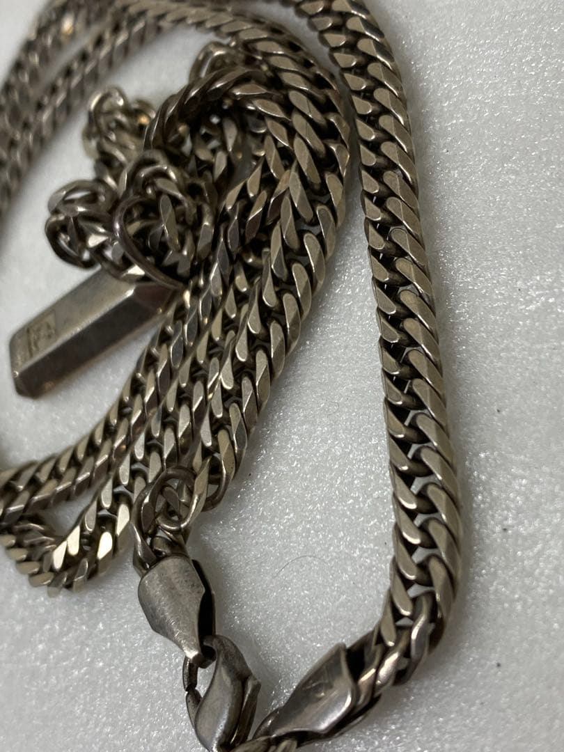 3-3122 シルバー925 Leda SILMA 喜平ネックレス