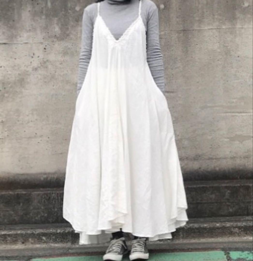 kaval カヴァル／Woven Strings Salopette ワンピース