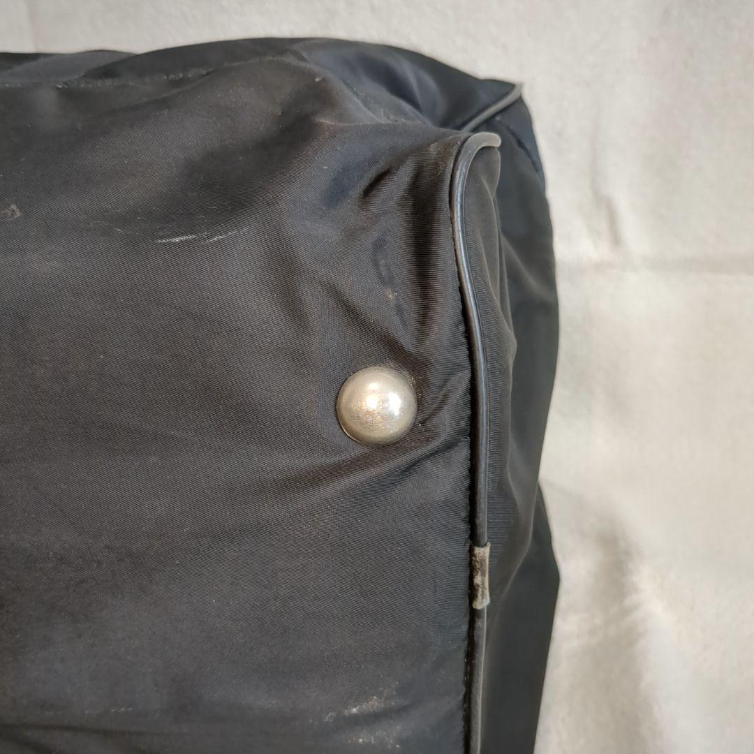 PRADA ボストンバッグ ブラック 三角ロゴ テスートナイロン 旅行バッグ