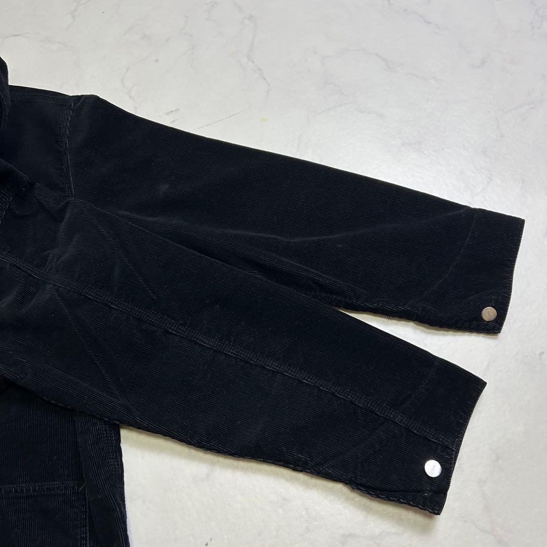 00s カーハート ミシガンチョアコート コーデュロイ 黒 L エドウィン期