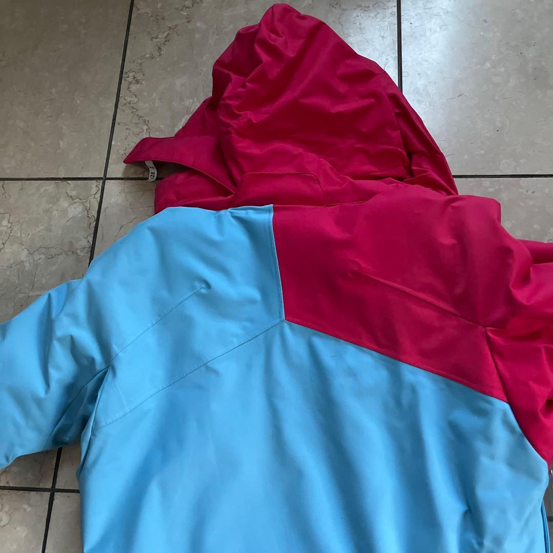 DESCENTE スキーウェアセット 赤/青ユニセックスssサイズ