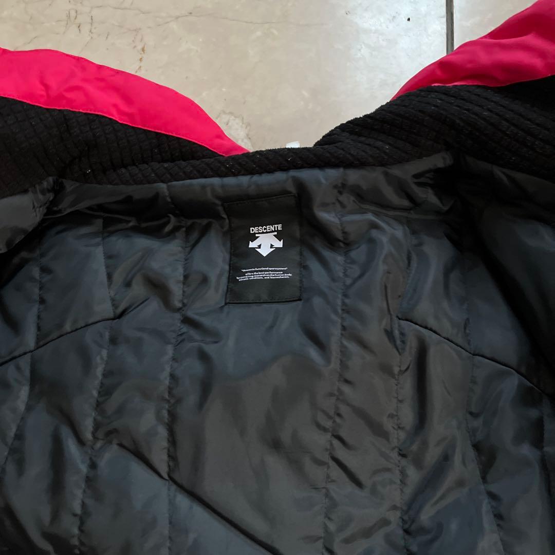DESCENTE スキーウェアセット 赤/青ユニセックスssサイズ