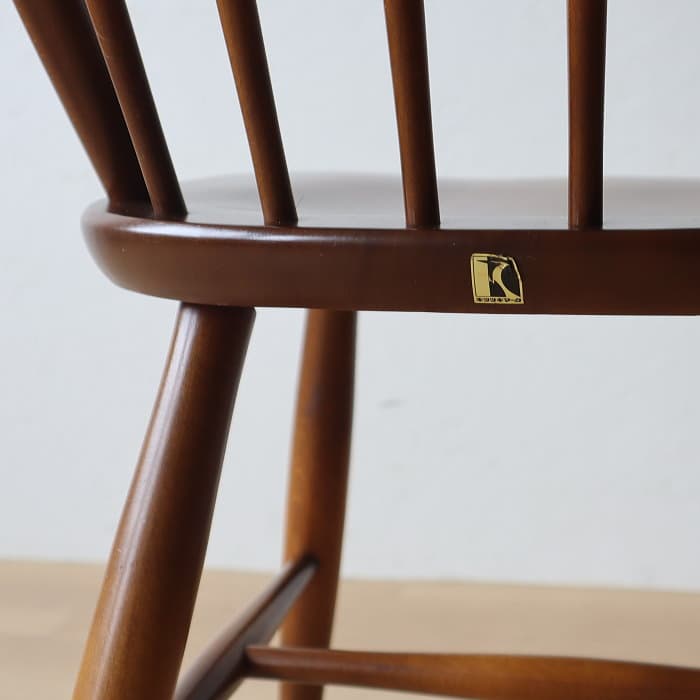 アンティーク 飛騨産業 キツツキ ウィンザーチェア ブナ材 無垢材