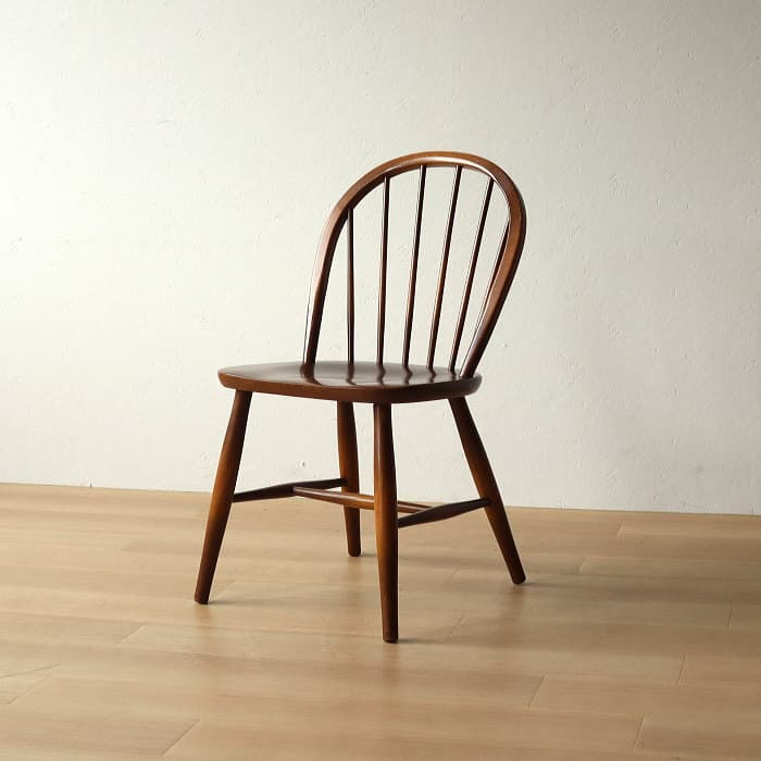 アンティーク 飛騨産業 キツツキ ウィンザーチェア ブナ材 無垢材