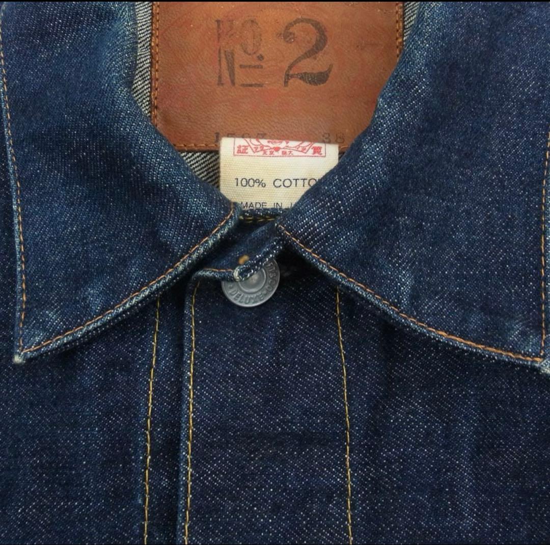 エヴィス　evisu ダークブルー デニムジャケット