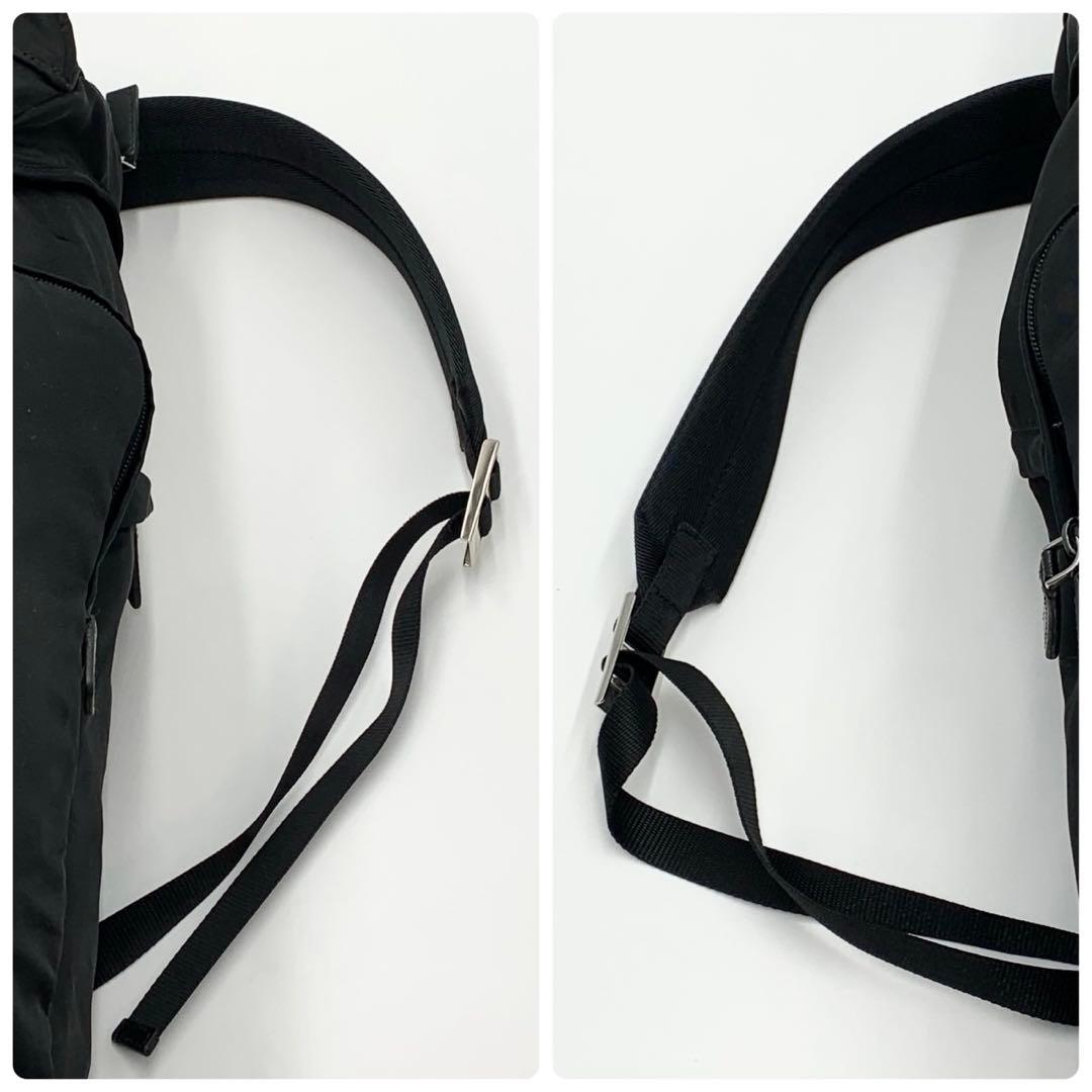 PRADA プラダ 2VZ065 リュック バックパック トライアングルロゴ 黒