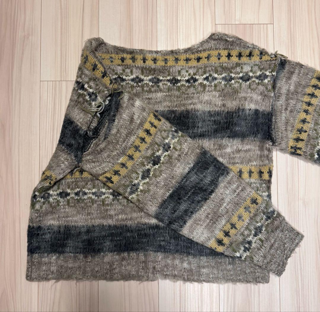 PERVERZE モヘア カーディガン 2022 gray セーター パーバーズ