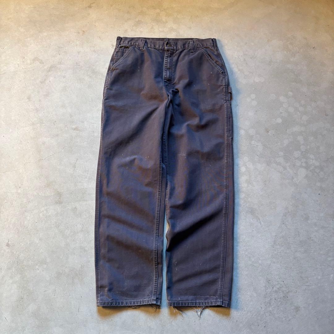 カーハート　ペインターパンツ　ダックパンツ　ボロ