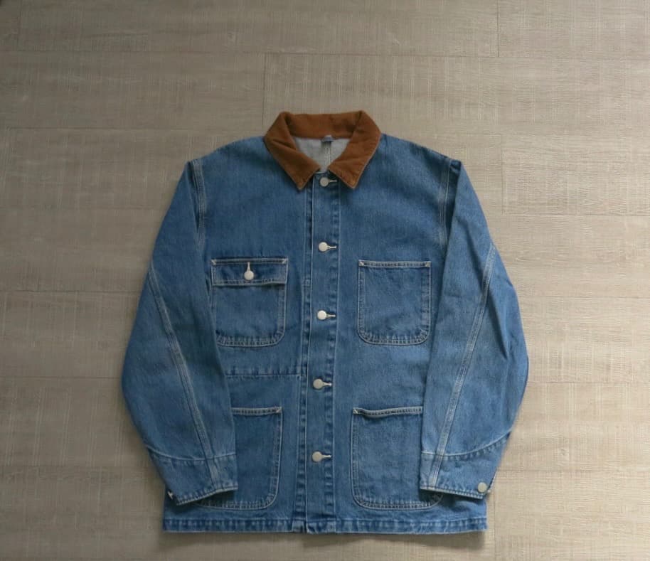M 24 ビームス　デニムカバーオールジャケット
