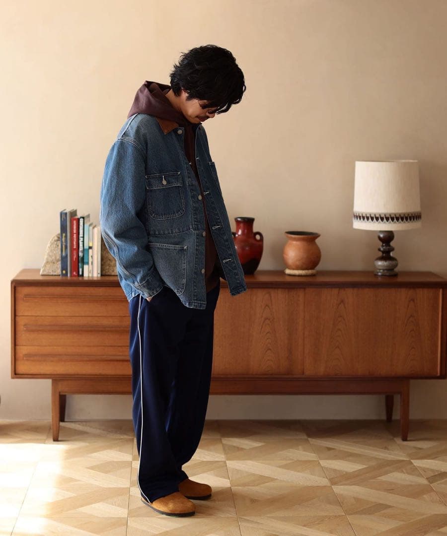 M 24 ビームス　デニムカバーオールジャケット