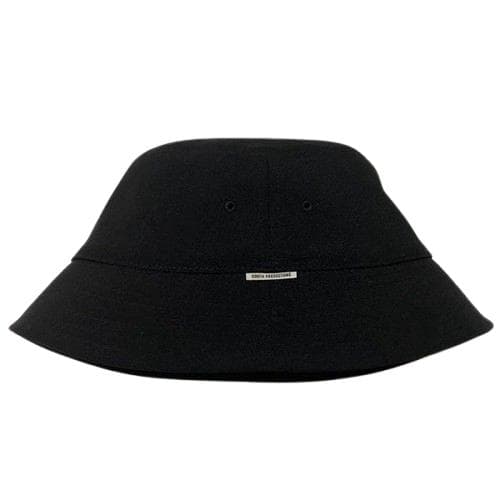 極美品 COOTIE ポリエステル ツイル バケットハット ブラック M 帽子