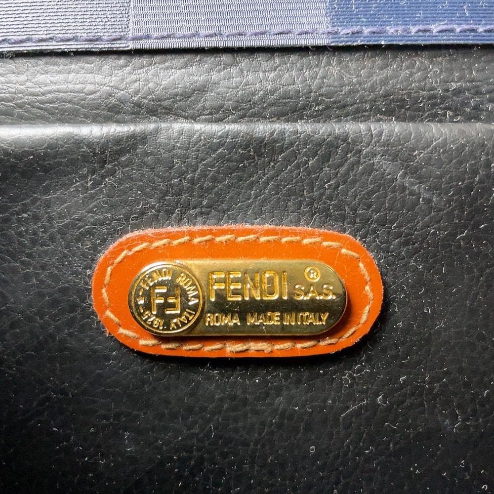 FENDI フェンディ ペカン柄 ハンドバッグ ショルダーバッグ 2way 金具