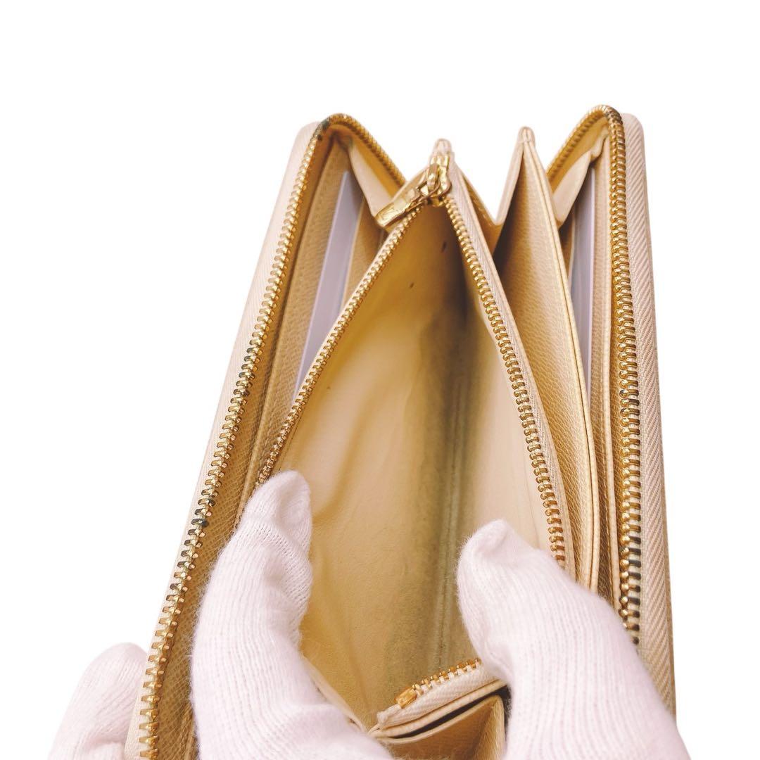 【美品】LOUIS VUITTON ダミエ・アズールジッピーウォレット☆箱付き♪