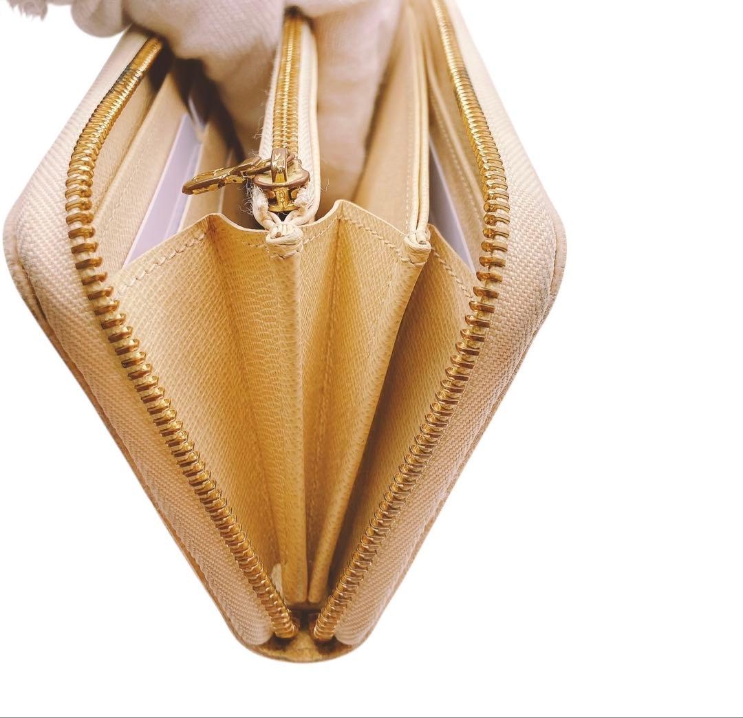 【美品】LOUIS VUITTON ダミエ・アズールジッピーウォレット☆箱付き♪