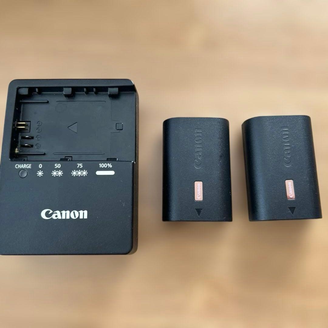 Canon EOSR7 レンズ2本 バッテリー2個 充電