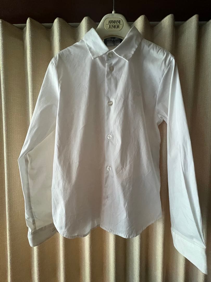 エンポリオアルマーニ ジュニア 長袖シャツ2枚セット！130㎝ セレモニーに