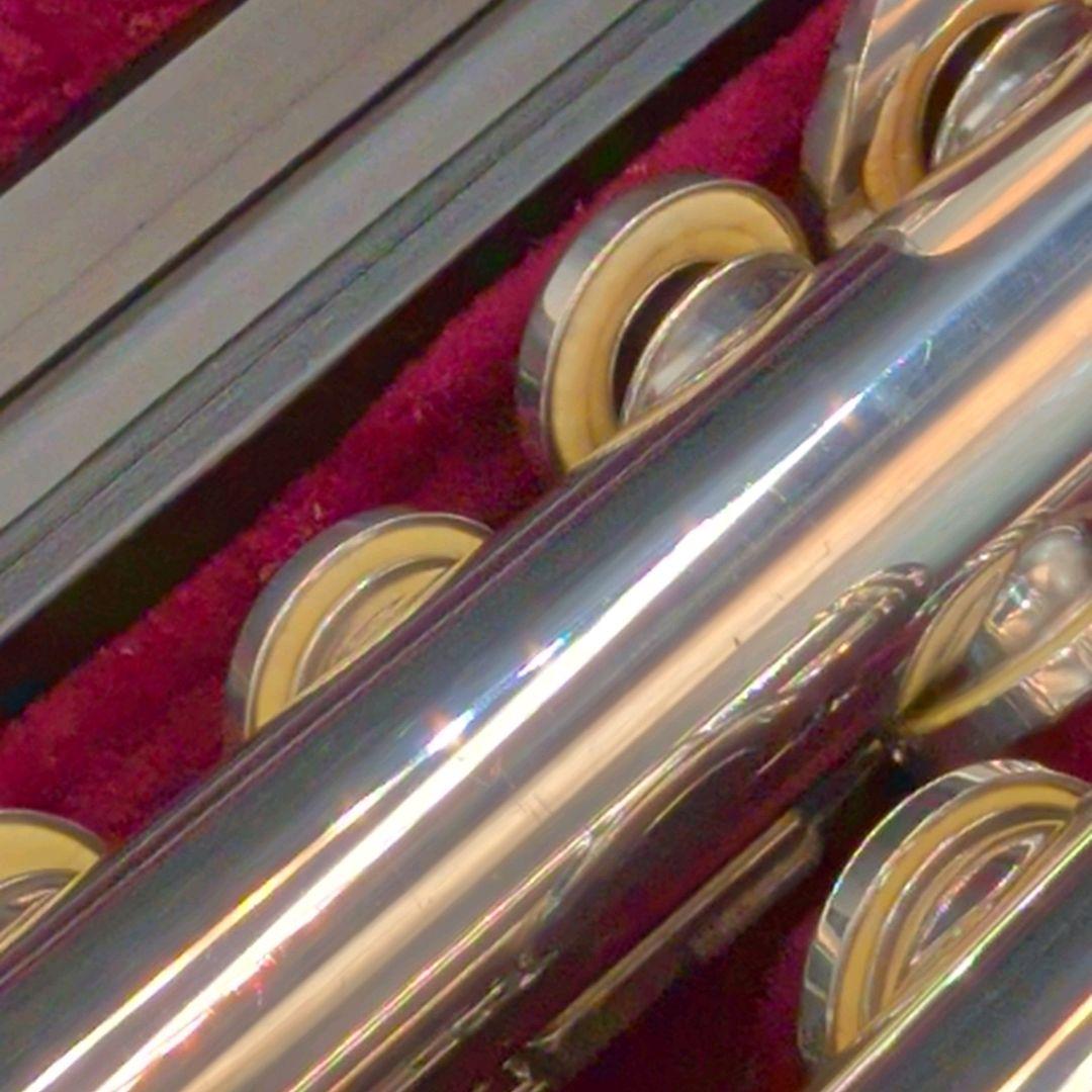 フルート　調整済　美品　ヤマハYFL221SⅡ（銀メッキ仕上げ）