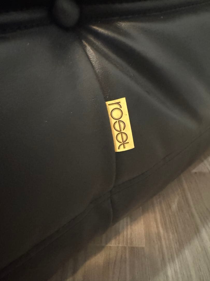 【希少】リーンロゼ トーゴ ligne roset 3P ソファ 黒 レザー 革