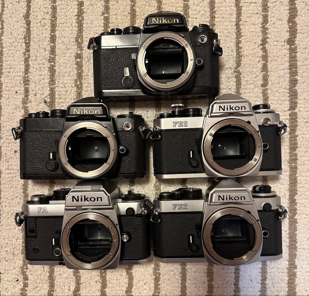 Nikon FA FE2 FEフィルム一眼レフカメラ 5台セット