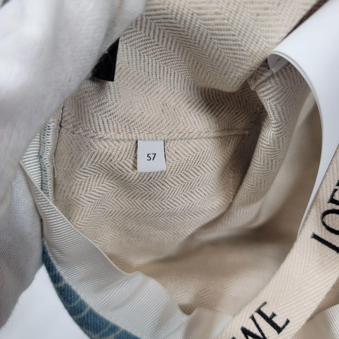 極美品 LOEWE ロエベ　マーメイド フィッシャーマン ハット　サイズ57