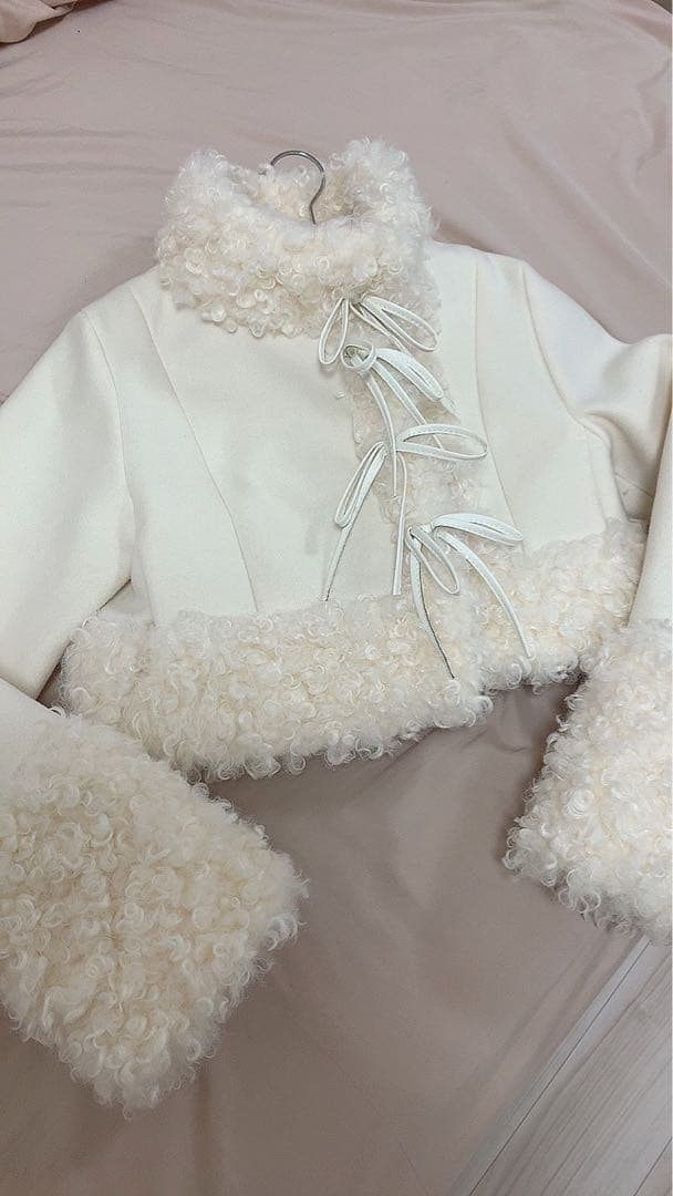 ポイントフェイクファーブルゾン　リゼクシー　RESEXXY