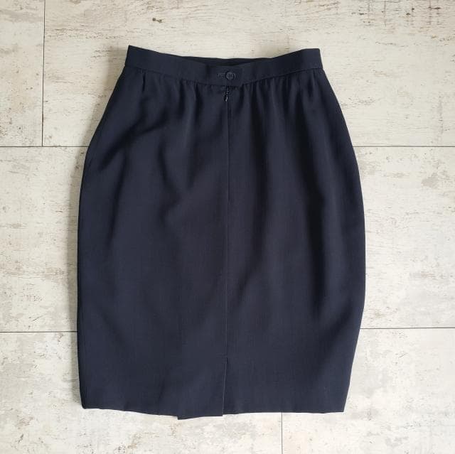 アクリス AKRIS ☆ セットアップ スカート シルク混 半袖 40 薄手