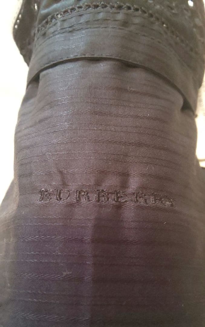 バーバリー 日傘 晴雨兼用 折りたたみ 傘 黒 ブラック UV