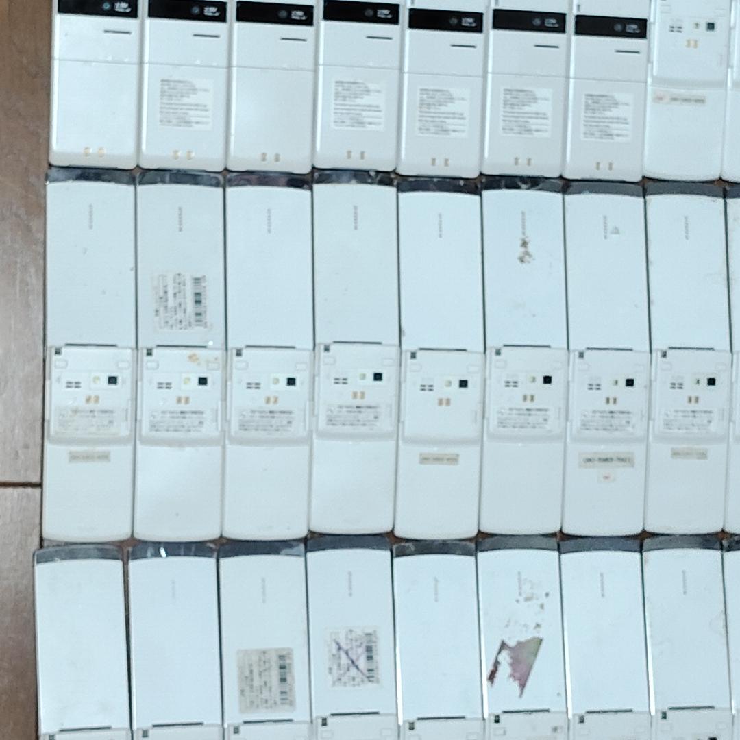 【ジャンク】 ガラケー au K002 7台 ソフトバンク 840P 43台 白