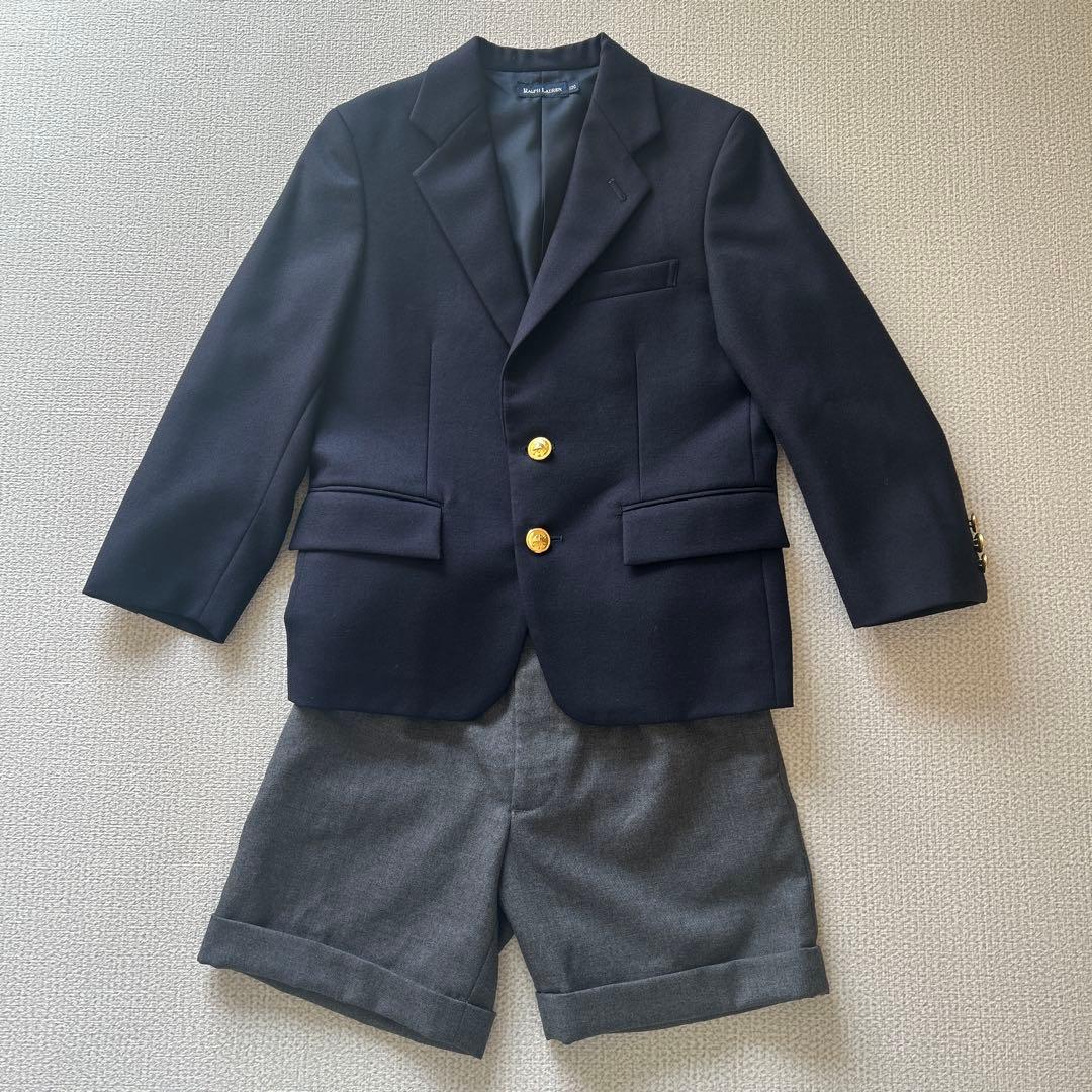 入学式、七五三に♪Ralph Lauren ネイビー スーツ 120サイズ