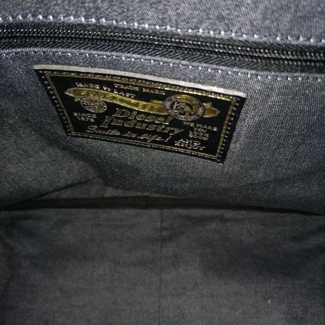 新品タグ付き　ディーゼル　ボストンバッグ　デニム　レザー　大容量　旅行