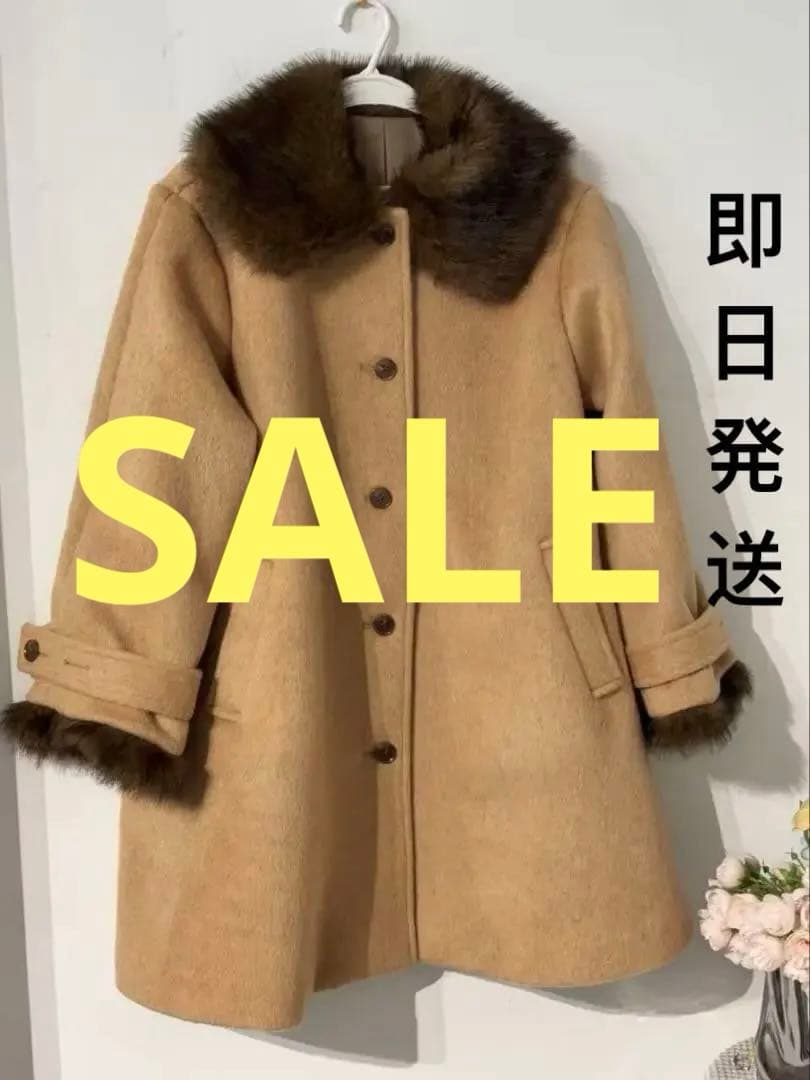 Acka fur flare middle coat サイズ1