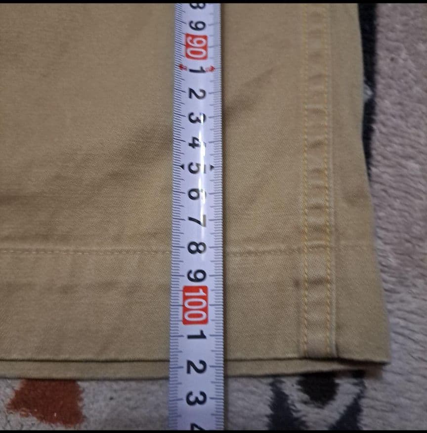 リアルマッコイズ メタルボタン ベージュチノパン W34