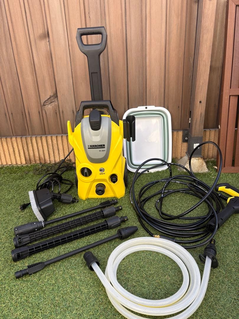 KARCHER K3 silent 高圧洗浄機 本体　一度のみのほぼ新品