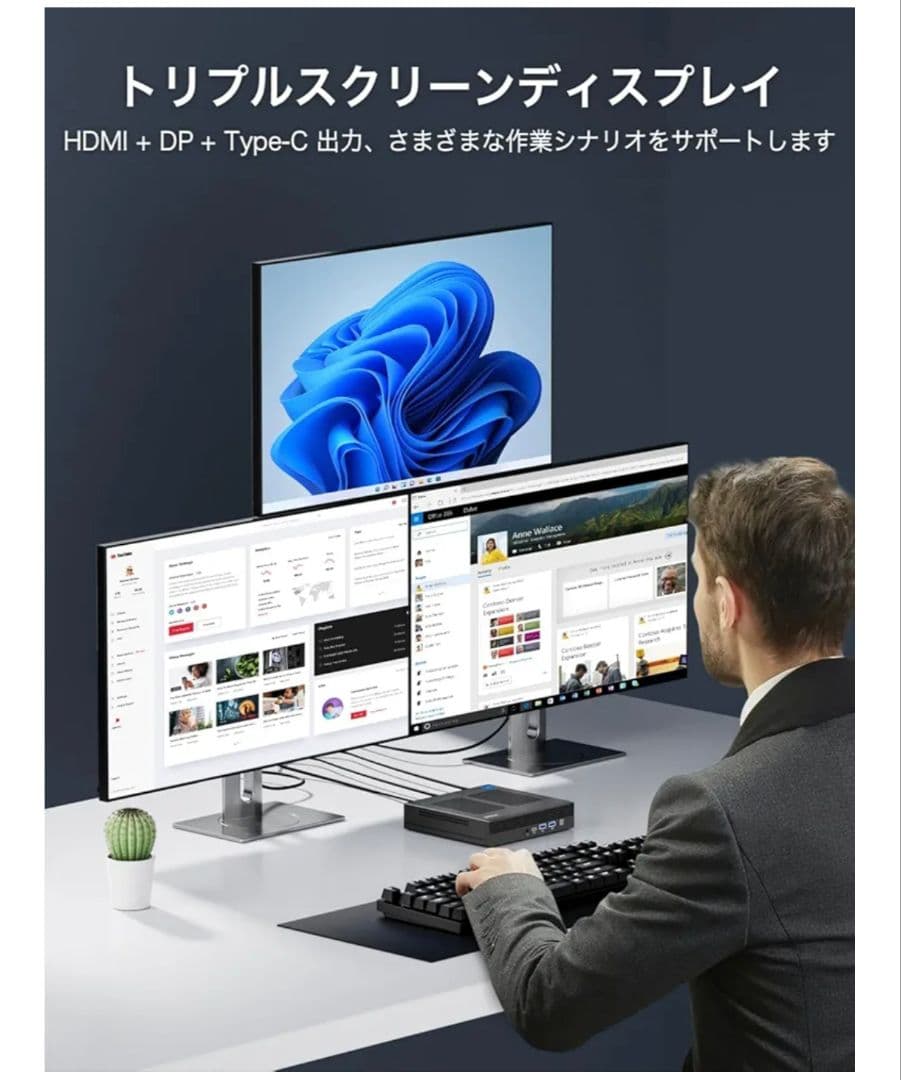 GMKtec ミニPC Intel Core搭載