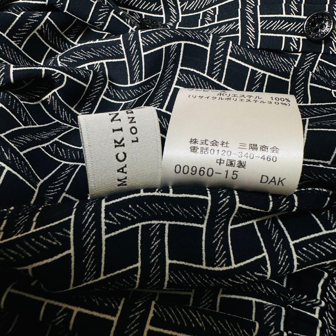 未使用　2024年 マッキントッシュロンドン 総柄プリント　ロングワンピース