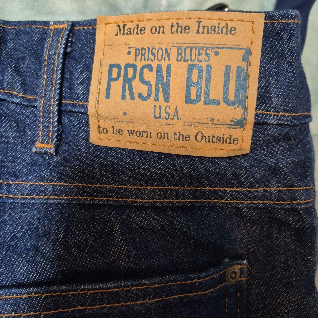 ひ*ろ様 PRISON BLUES プリズンブルース サスペンダーボタン デニム