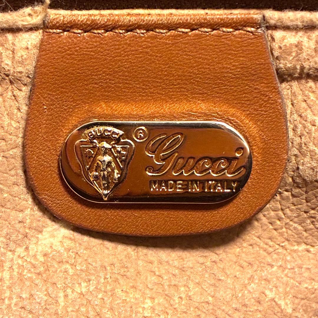Gucci クラッチバック　オールドグッチ　シェリーライン　GGプラス