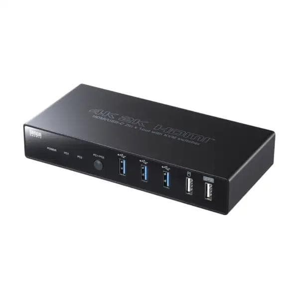 SW-KVM2DK パソコン切替器 USB-C & HDMIディスプレイ+USB