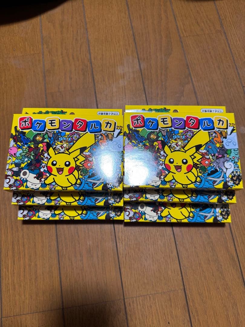 新品未開封　ポケモン　ポケモンタルカ　6個セット　カードゲーム　カルタ