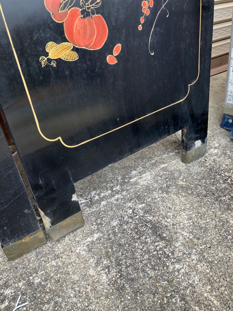 ■中国美術■衝立/パーテーション■玉/螺鈿■6曲/6連■ 現状渡し