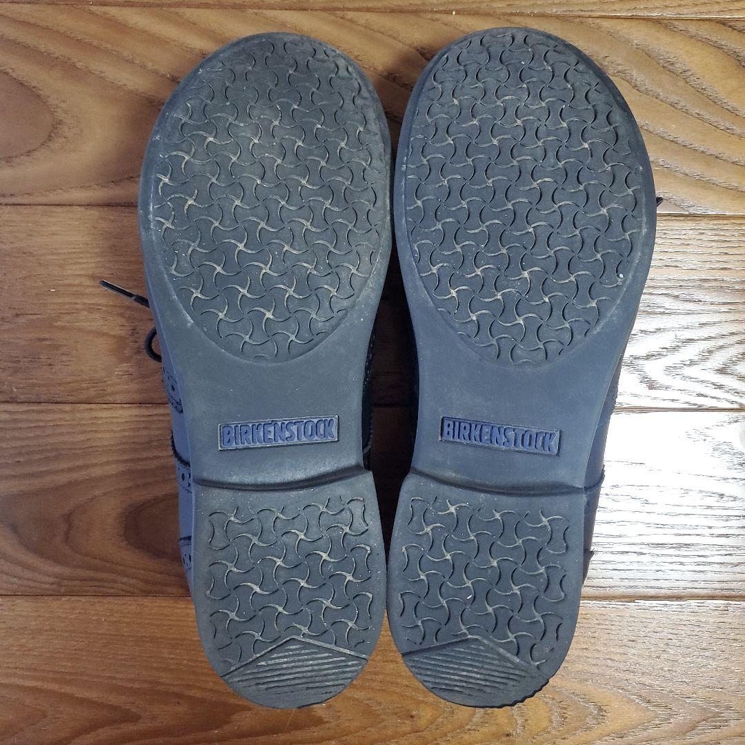 BIRKENSTOCK ララミーロー　ブラックレースアップシューズ 38
