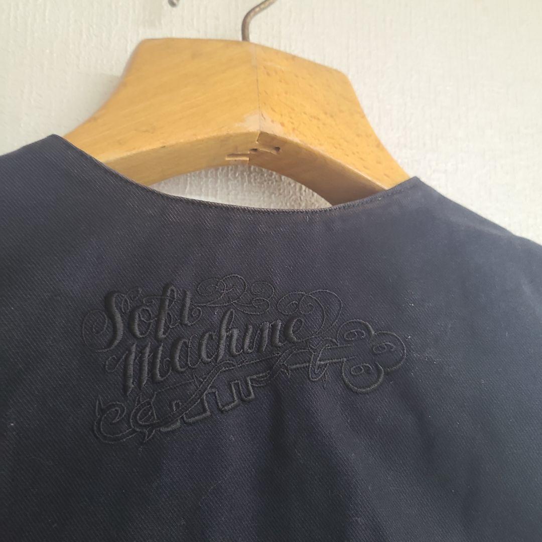 ソフトマシーン SOFTMACHIME タトゥー 総柄 ベスト L