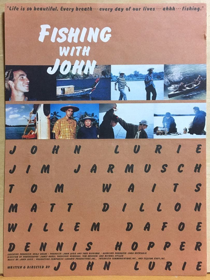 『フィッシング・ウィズ・ジョン』('97日・米) DVD3枚組＋フライヤー