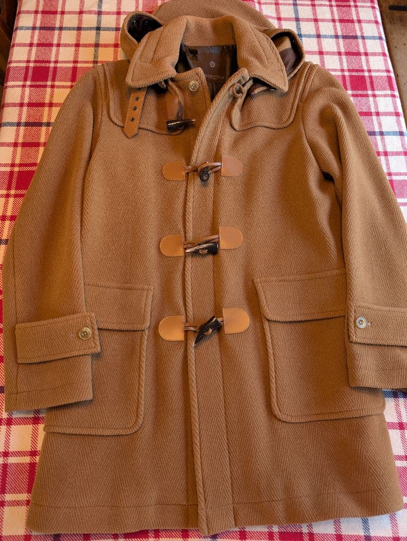 ディスティンクションメンズビギ　ダッフルコート　キャメル　イタリア製素材　日本製