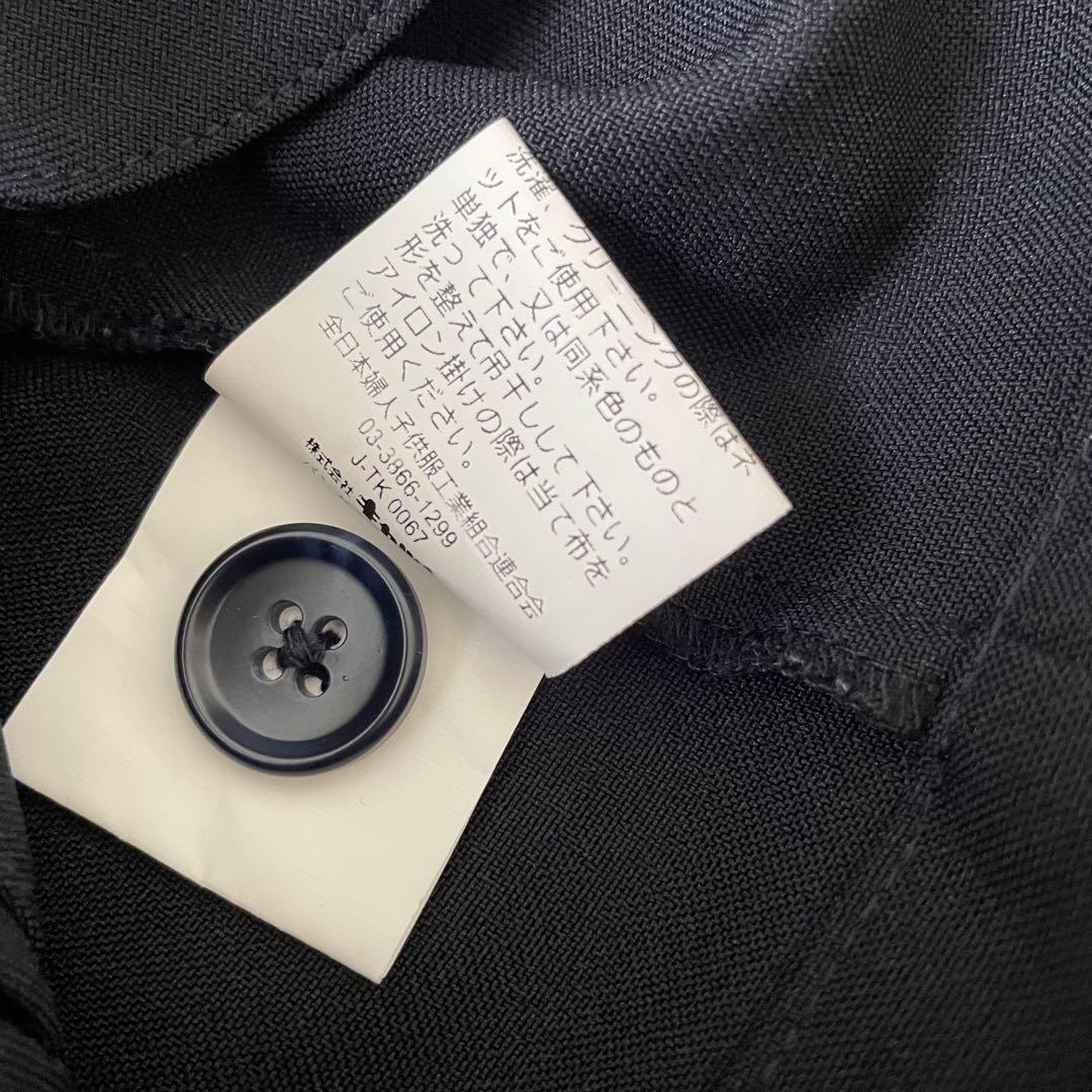 ショパン　入学式　男の子 120 ストレッチスーツ　ネイビー　シャツセット