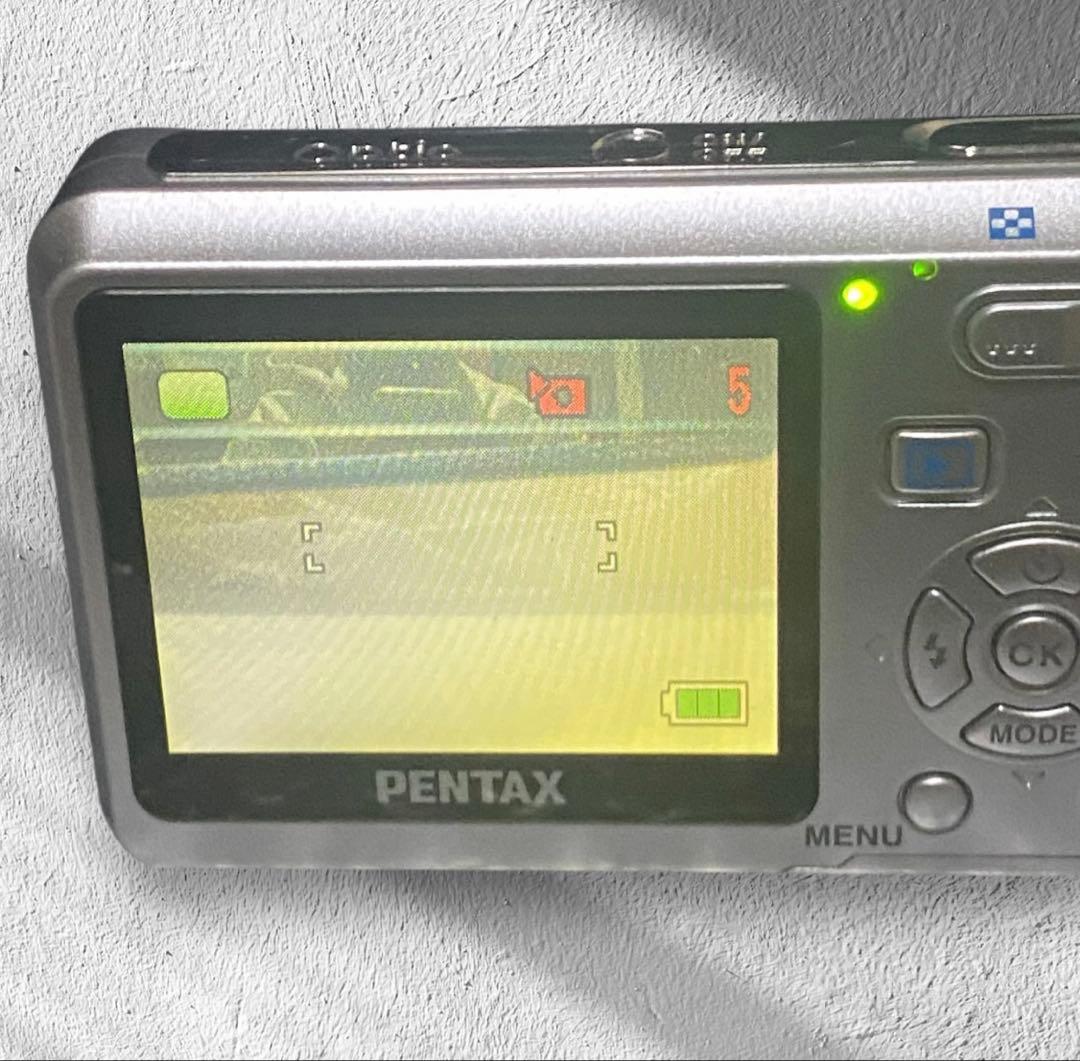 【良品】PENTAX Optio E50 コンパクトデジカメ 乾電池式
