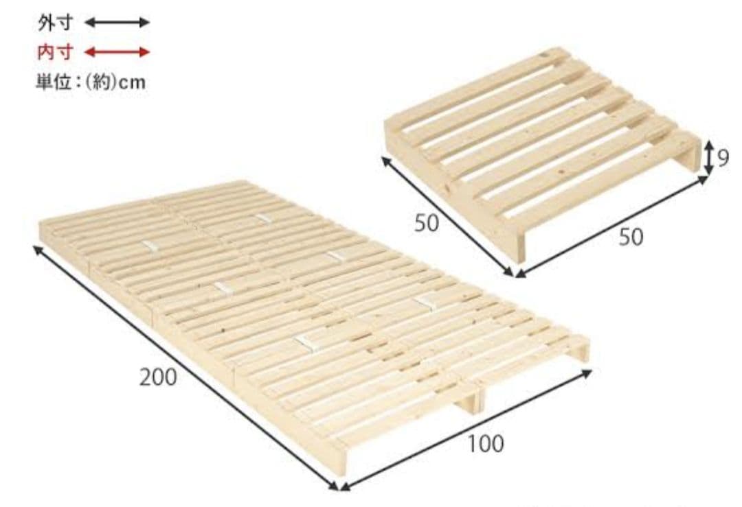 パレットベッド　シングルサイズ