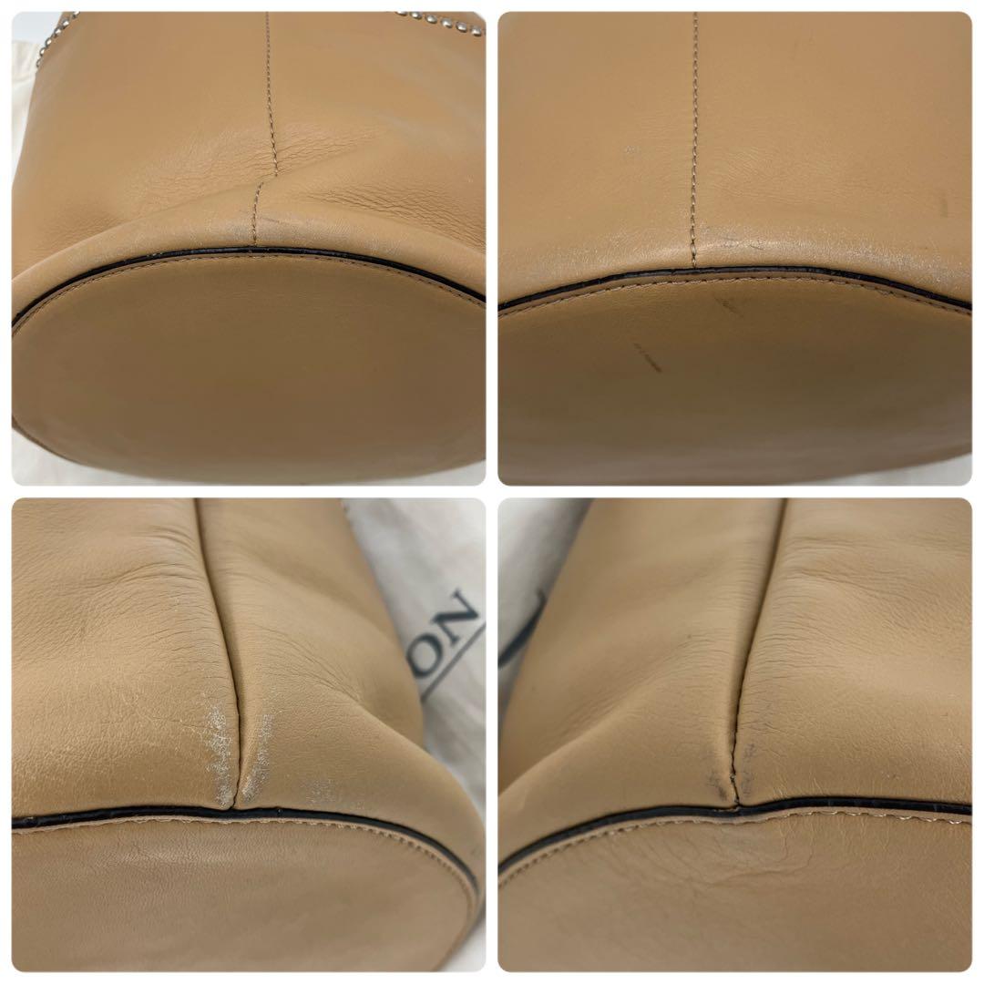 【美品】J&M DAVIDSON ミニ デイジー ウィズ ハンドバッグ キャメル