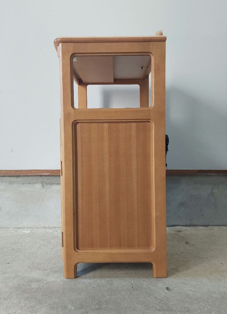 Karimoku カリモク ナチュラルウッド 天然木 電話台 ファックス台